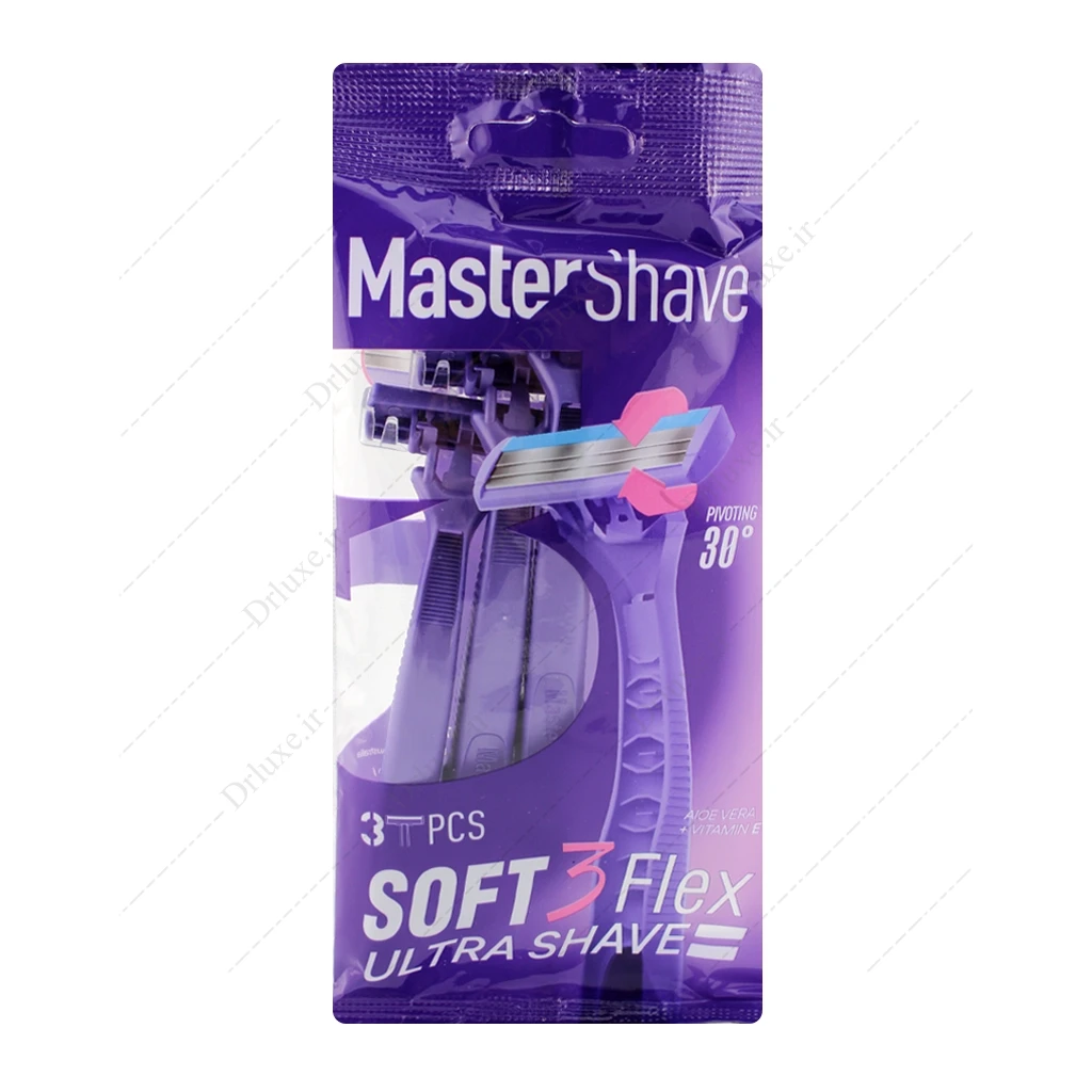 خود تراش 3 لبه سافت تری فلکس مستر شیو 3 عدد